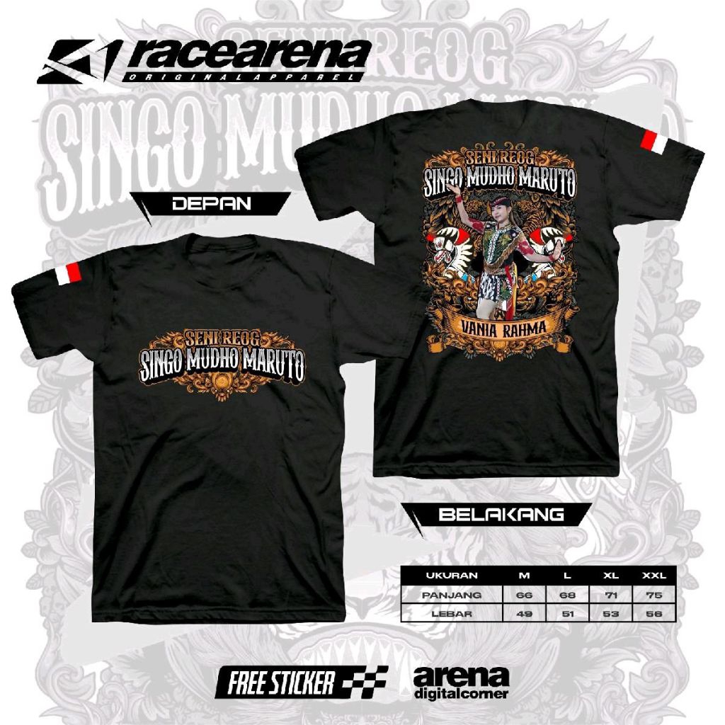 Kaos Seni Reog Custom Nama dan Foto/Kaos Seni Budoyo