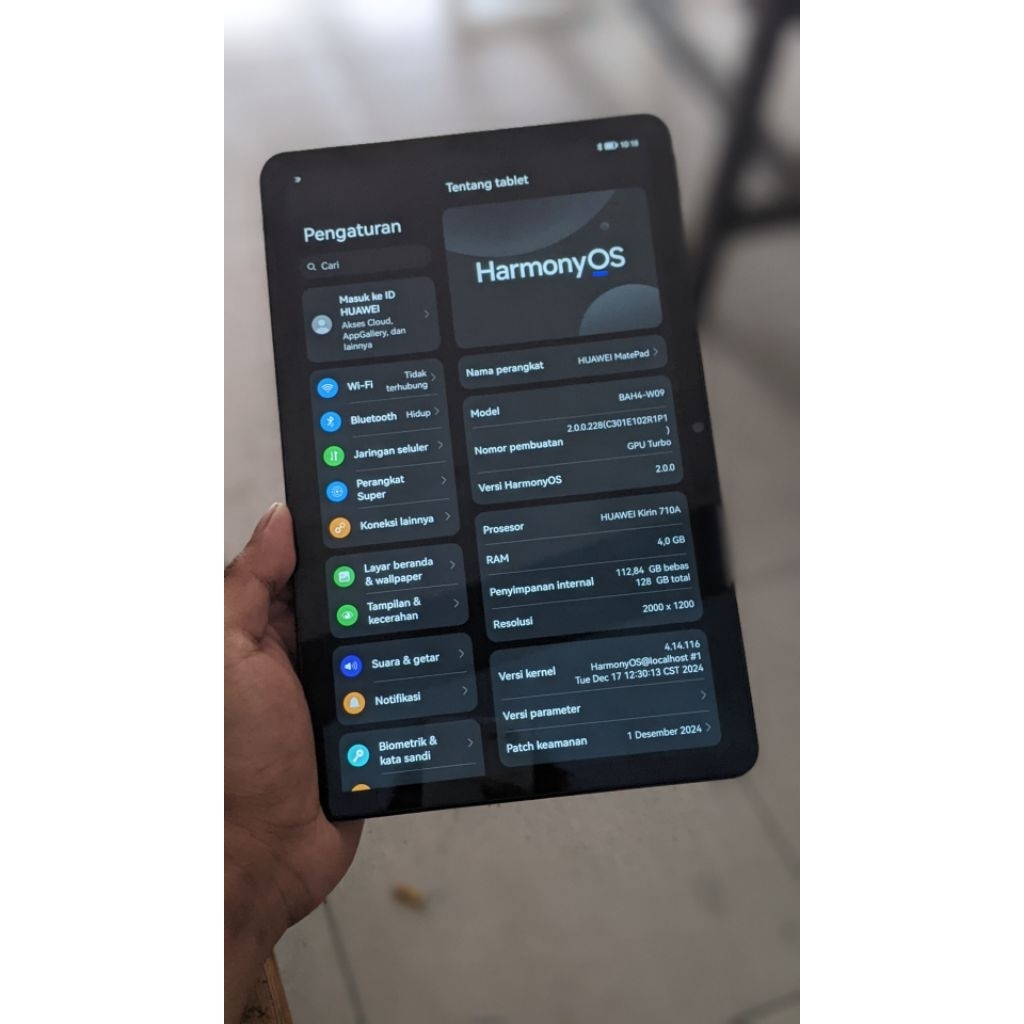Huawei matepad 10.4 4/128gb wifi only