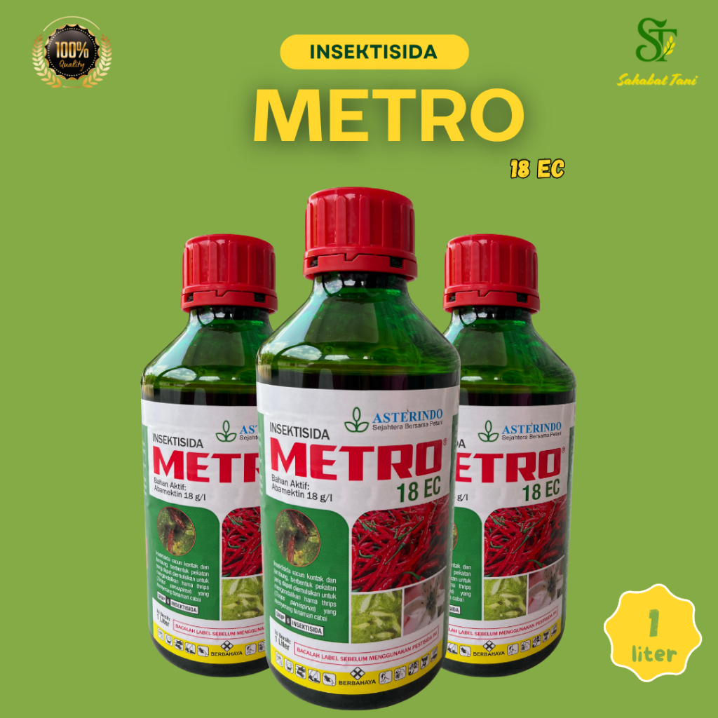 INSEKTISIDA METRO 18 EC 1liter - Abamektin
