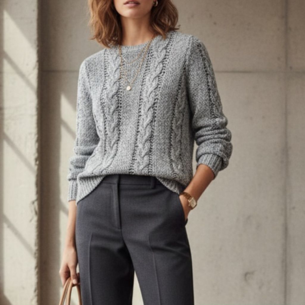 Preloved Massimo Dutti Sweater cable knit