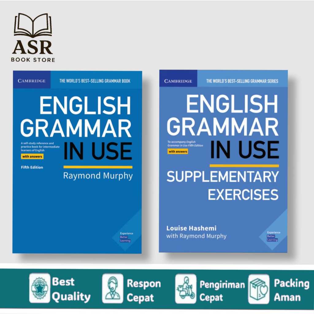 Buku English Grammar in Use 5th Edition + Supplementary Exercises Full Colour