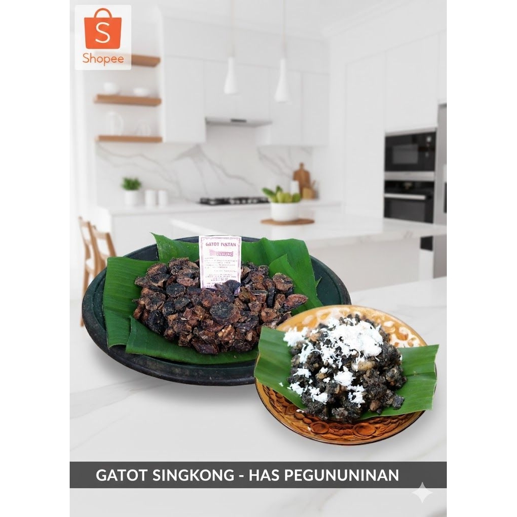 gatot instan gatot gunung gatot hitam gatot mentah gatot singkong gatot telo  Gatot Singkong Instan 