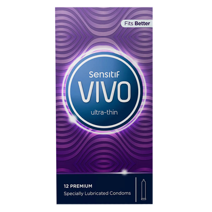 Vivo Kondom Ultra Thin - 12 Pcs | Premium Condom Sensitif Ultra-thin / Kondom