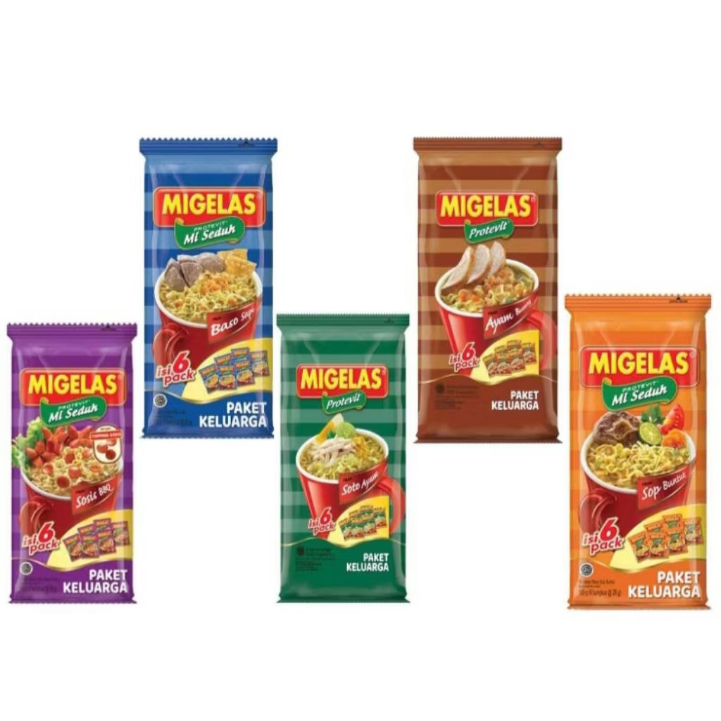 Mie Gelas  Protivet ~ Mie Instan  Paket Keluarga isi 6 pcs