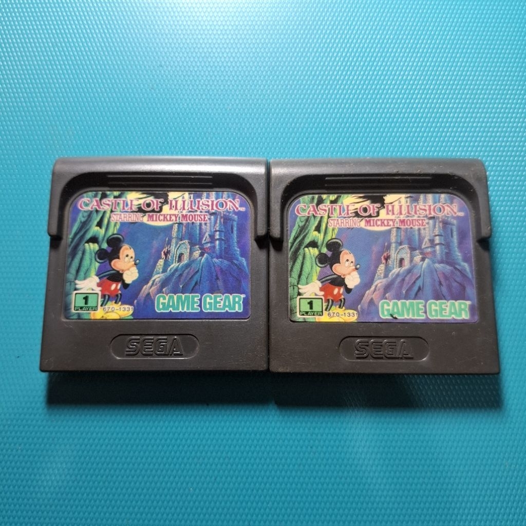 Kaset Sega Game Gear Castle Of Illusion Starring Mickey Mouse Second