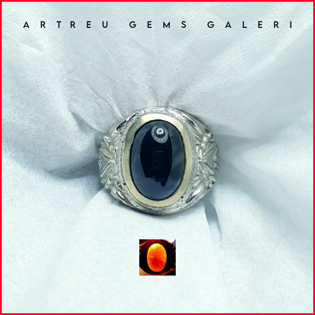 Batu Kecubung Wulung | COD Bisa | Cincin Batu Akik Ring 5-10