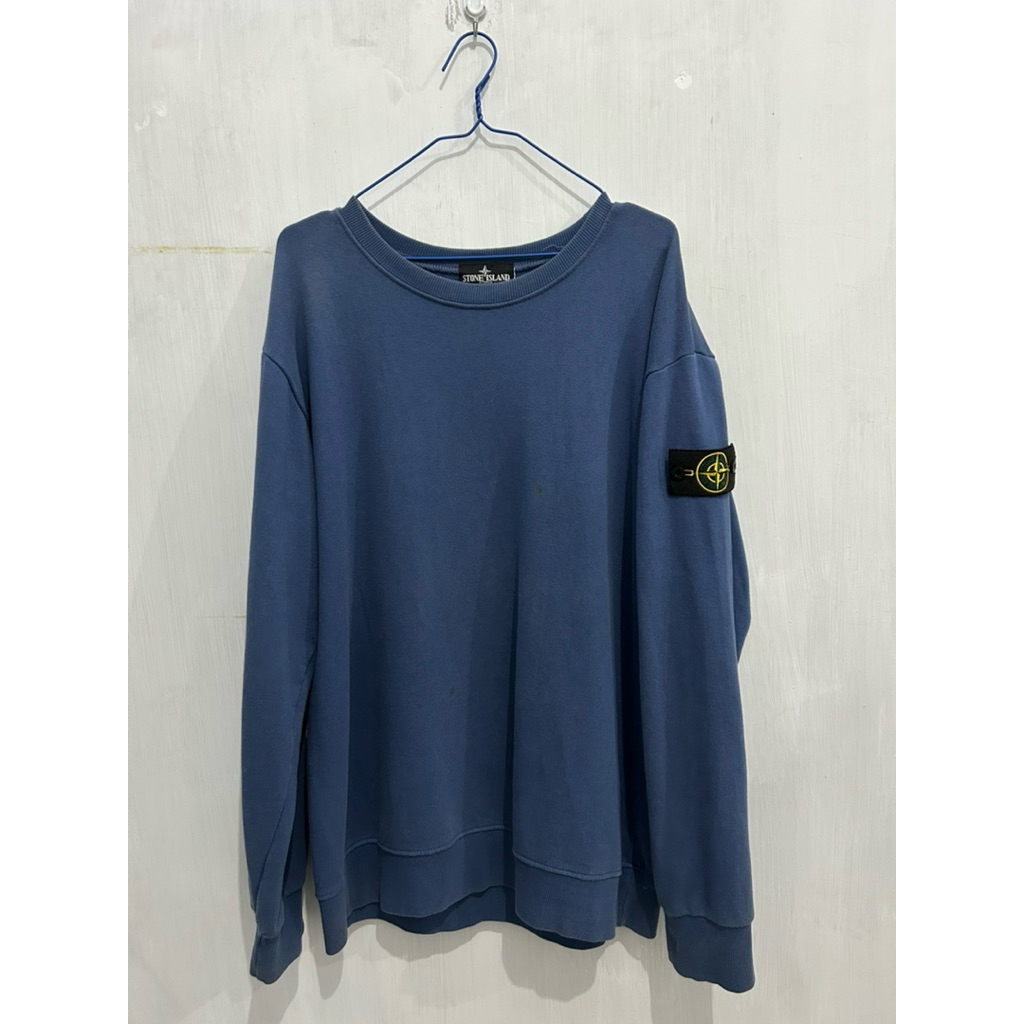 STONE ISLAND Blue Crewneck Second