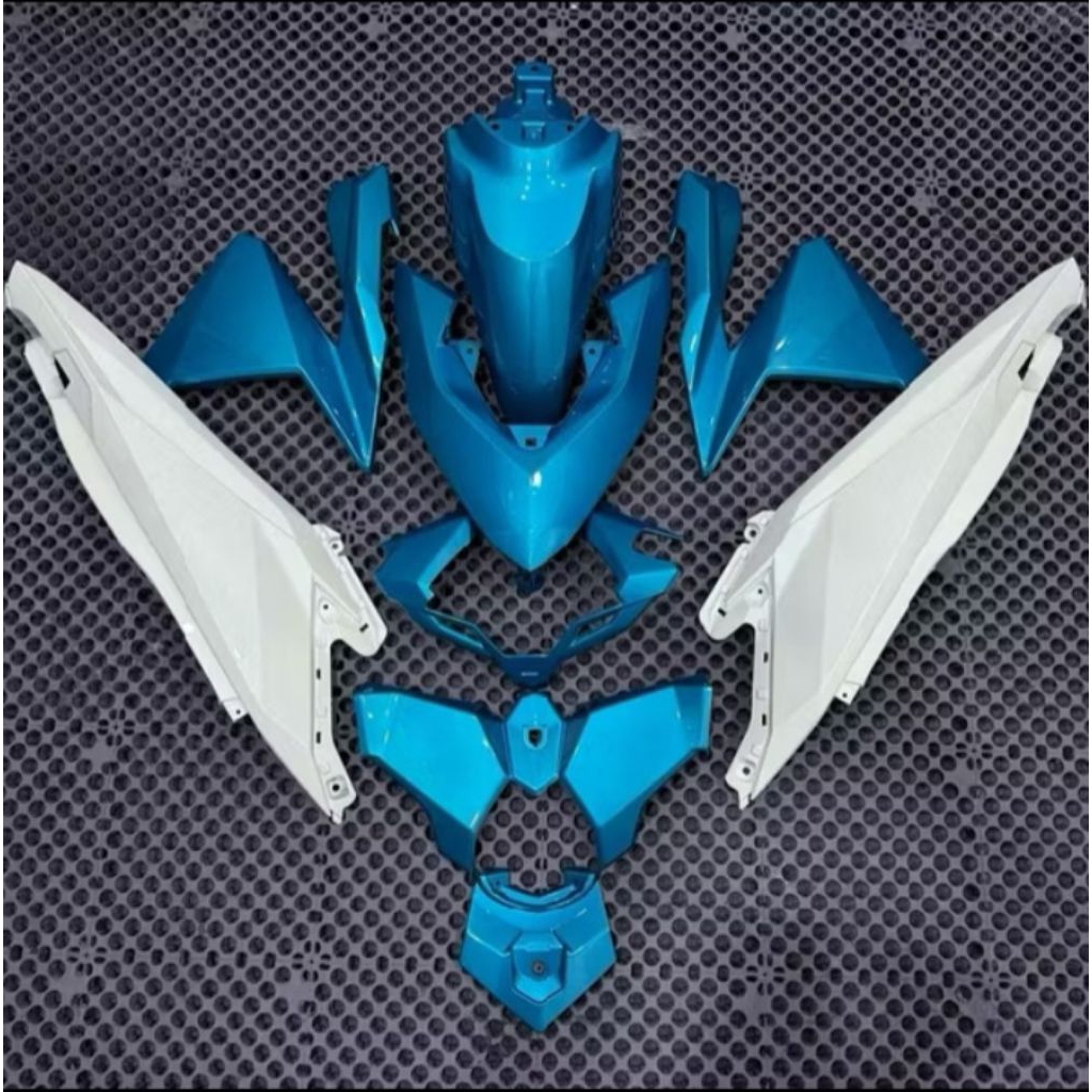 Full body halus honda vario 125 & 150 LED OLD warna costum biru relaxa mix putih