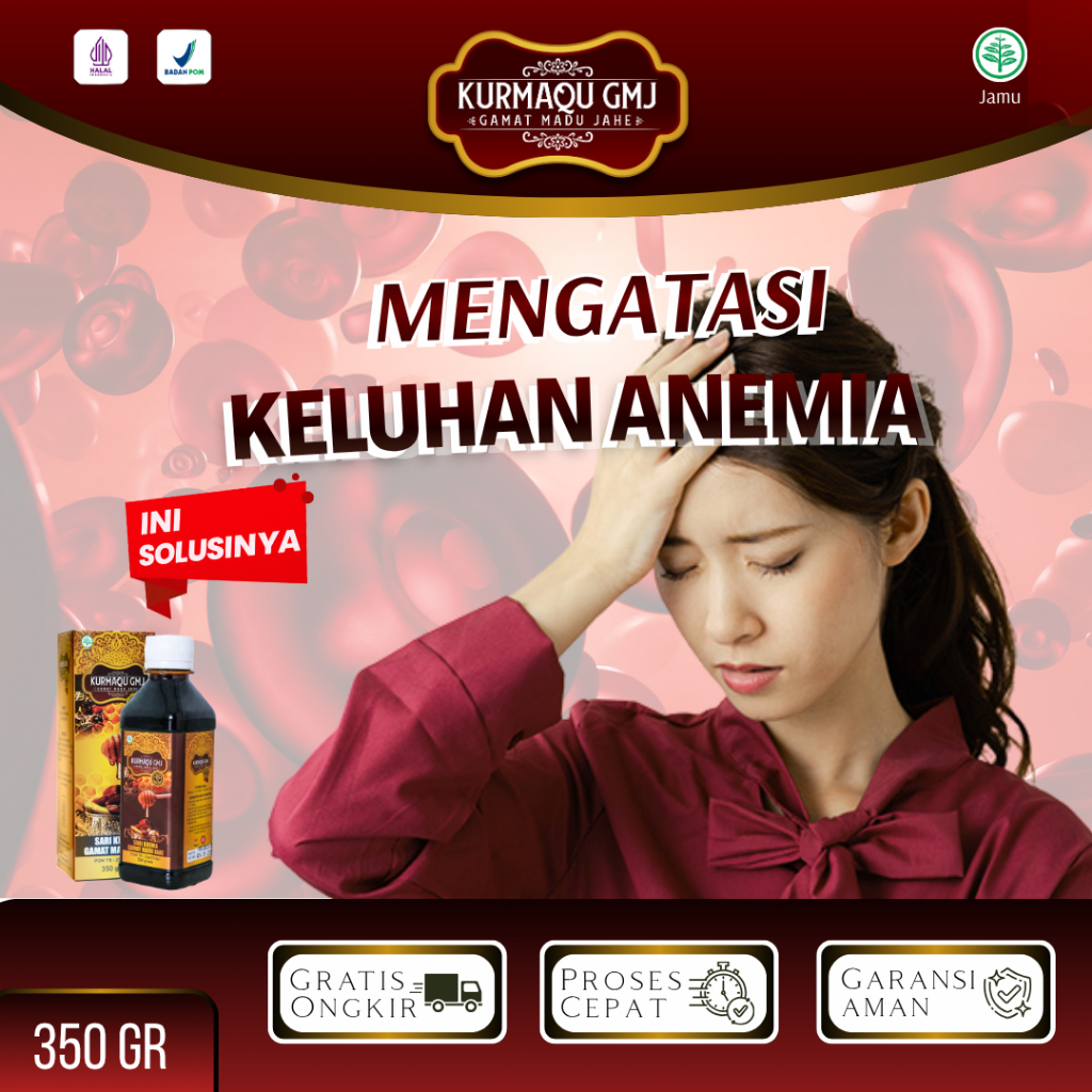 Vitamin Madu Penambah Darah Atasi Anemia Aman Untuk Busui Dan Balita Bantu Naikan HB Rendah Kurmaqu