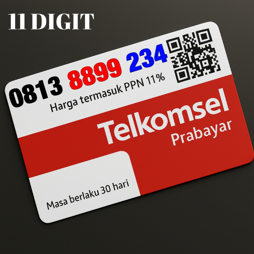 Nomor Cantik Telkomsel Simpati 11 DIGIT - 0813 8899 234