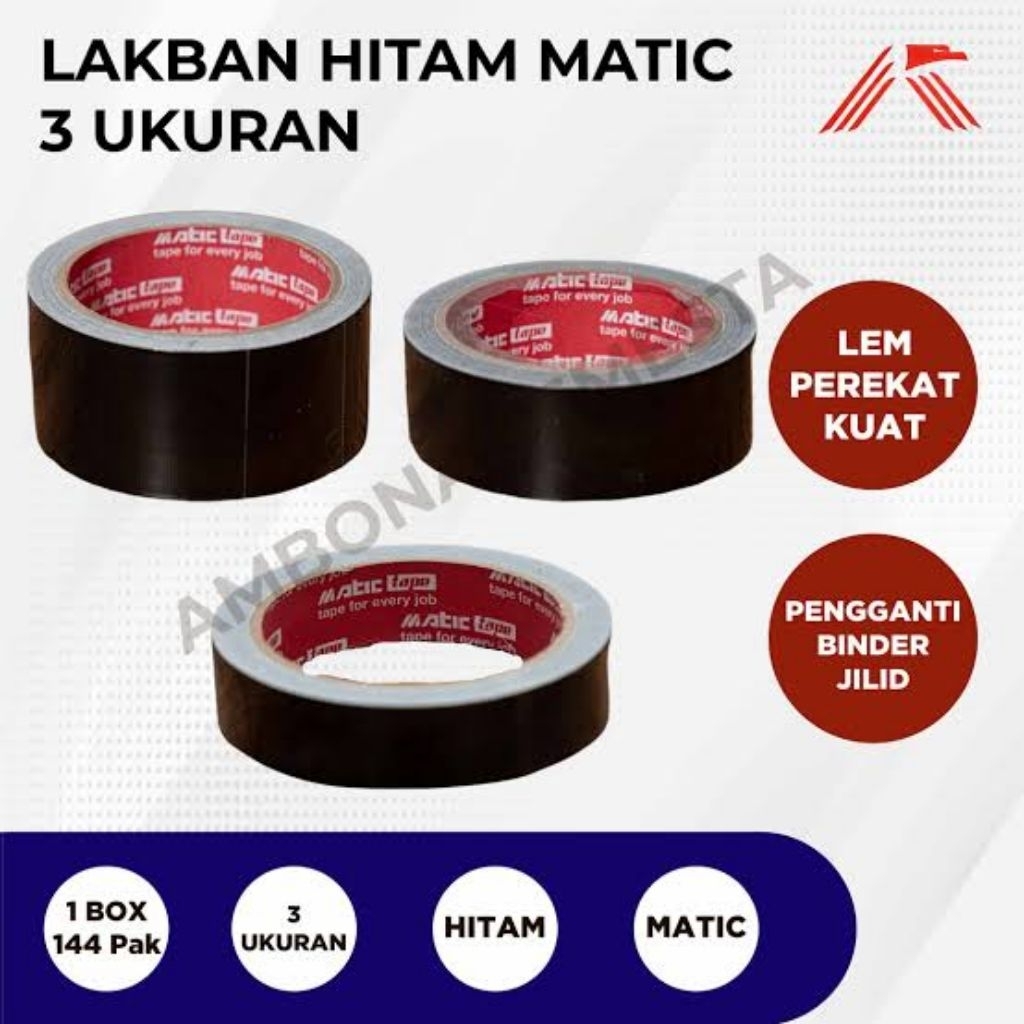 Isolasi / Lakban Hitam Besar Kuat