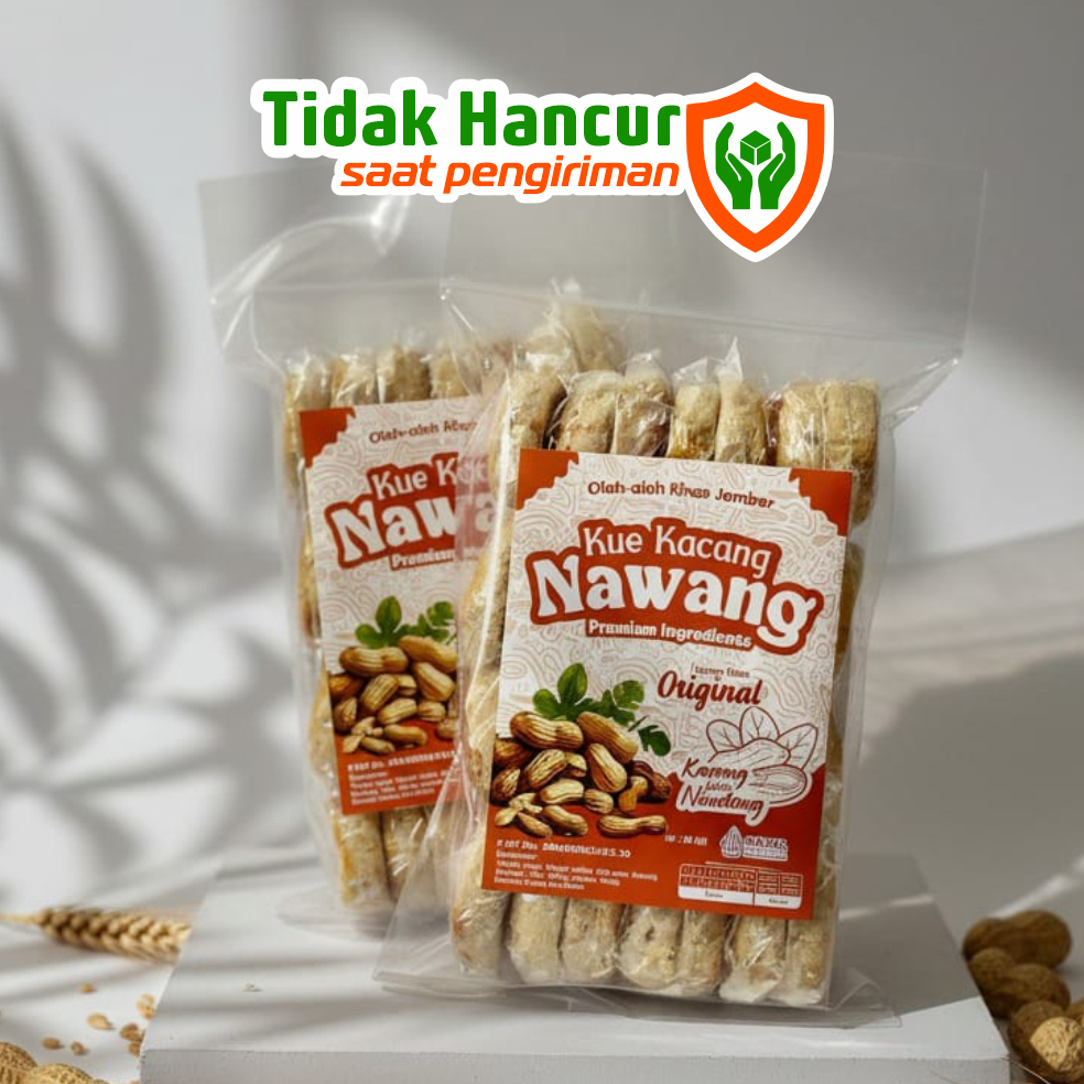 Kue Kacang Nawang Premium Original Kue kering Khas Jember