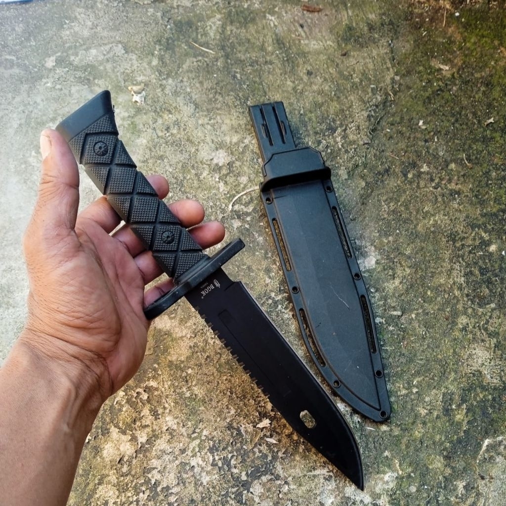 PISAU Camping Survival / Pisau Dapur P19668A Survival Kit Outdoor