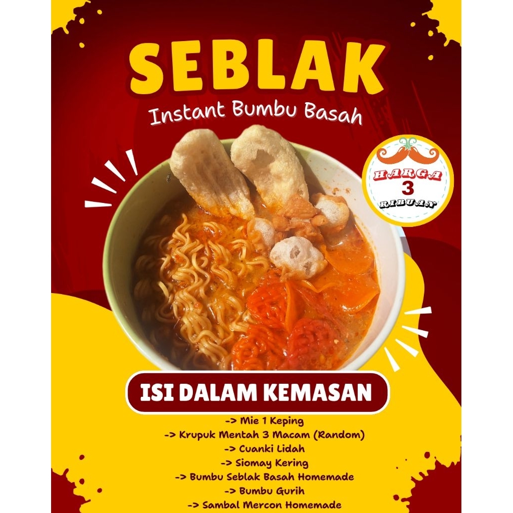 Seblak Instant Bumbu Basah