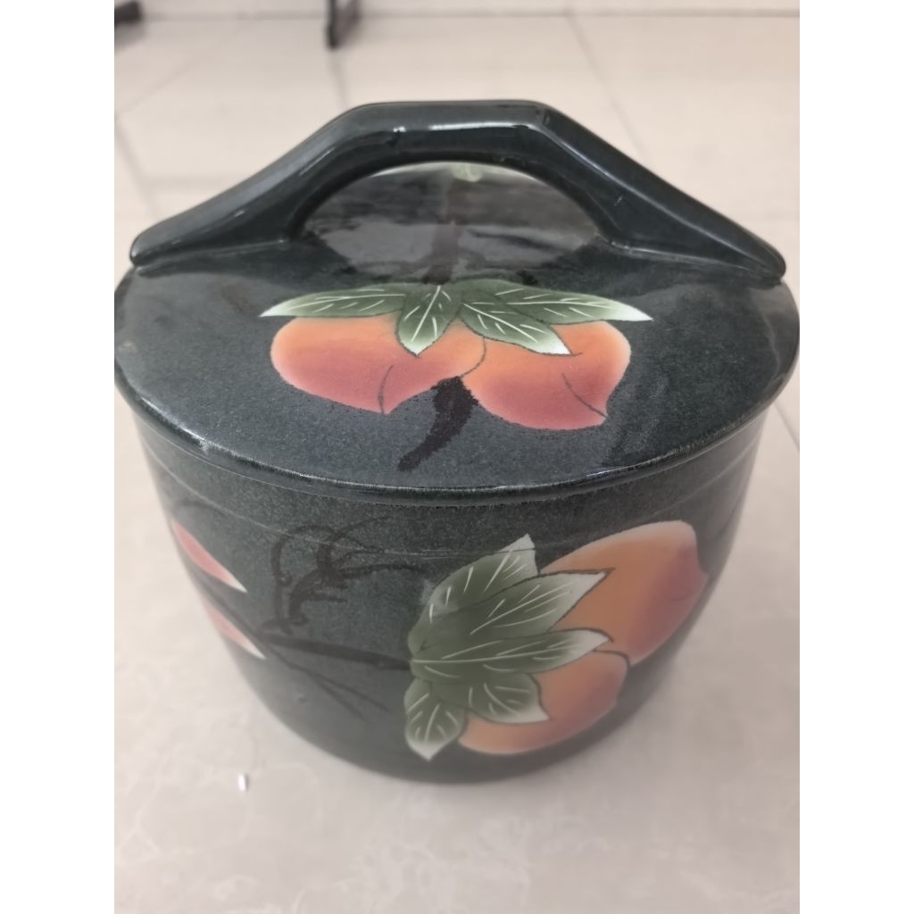 TONG BERAS KERAMIK 6KG. TEMPAT BERAS KERAMIK 6KG. TONG BERAS KERAMIK. TEMPAT BERAS KERAMIK