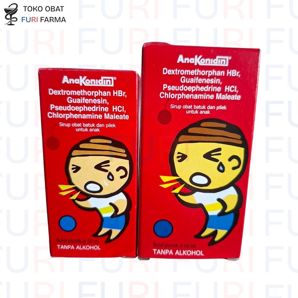 Anakonidin Sirup 30ml 60ml | Obat Batuk & Pilek Anak