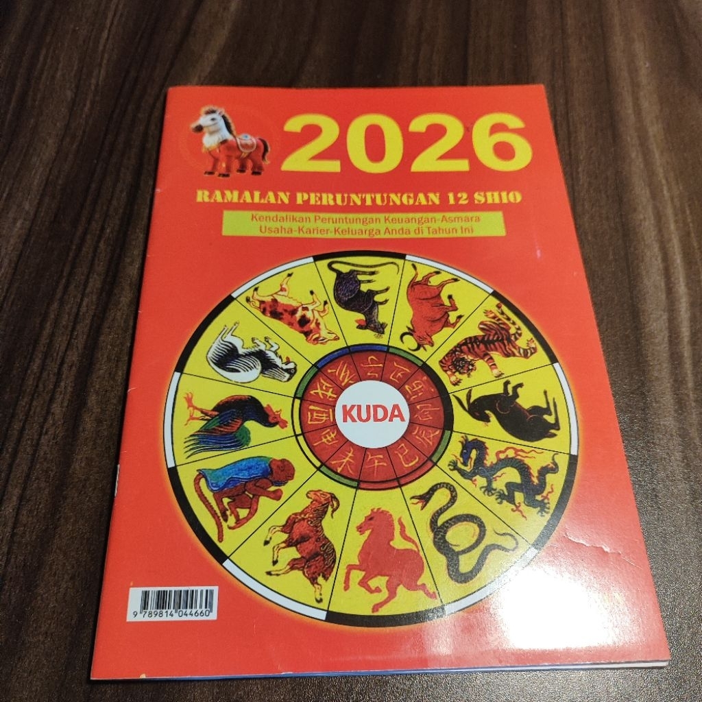 Buku Ramalan Bahasa Indonesia 12 Shio Tahun 2026 Kuda
