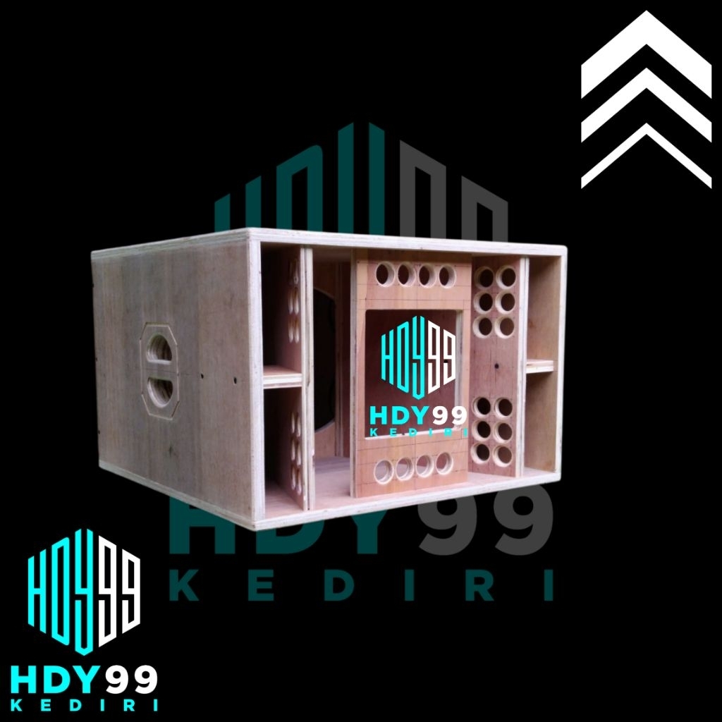 BOX PARATOP 12 INCH SINGLE & TWEETER (HORN 22X22 CM)