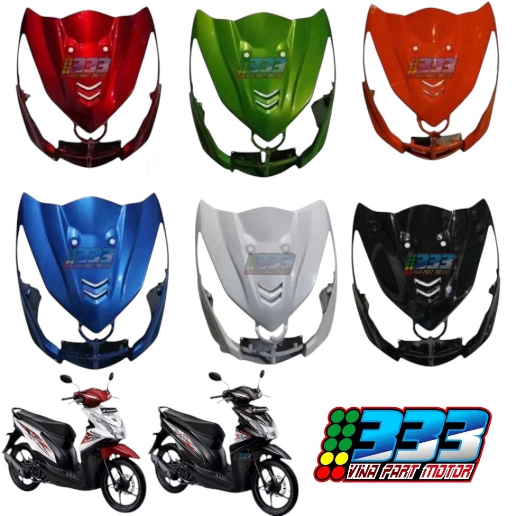 cover front tameng panel depan honda beat fi lama 2012 - 2016 K25