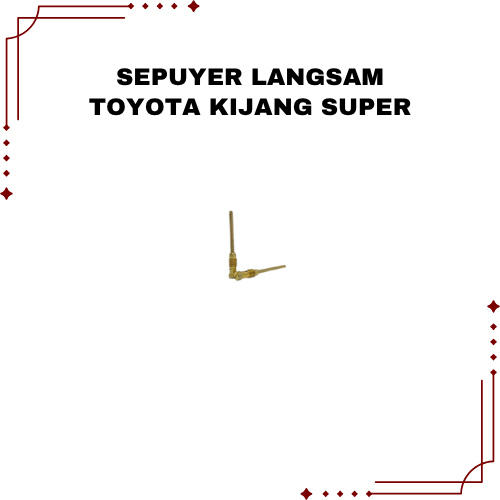Spuyer Sepuyer Langsam Pilot Jet Mobil Toyota Kijang Super Sepuyer Bahan Bakar karburator Mobil Toyo