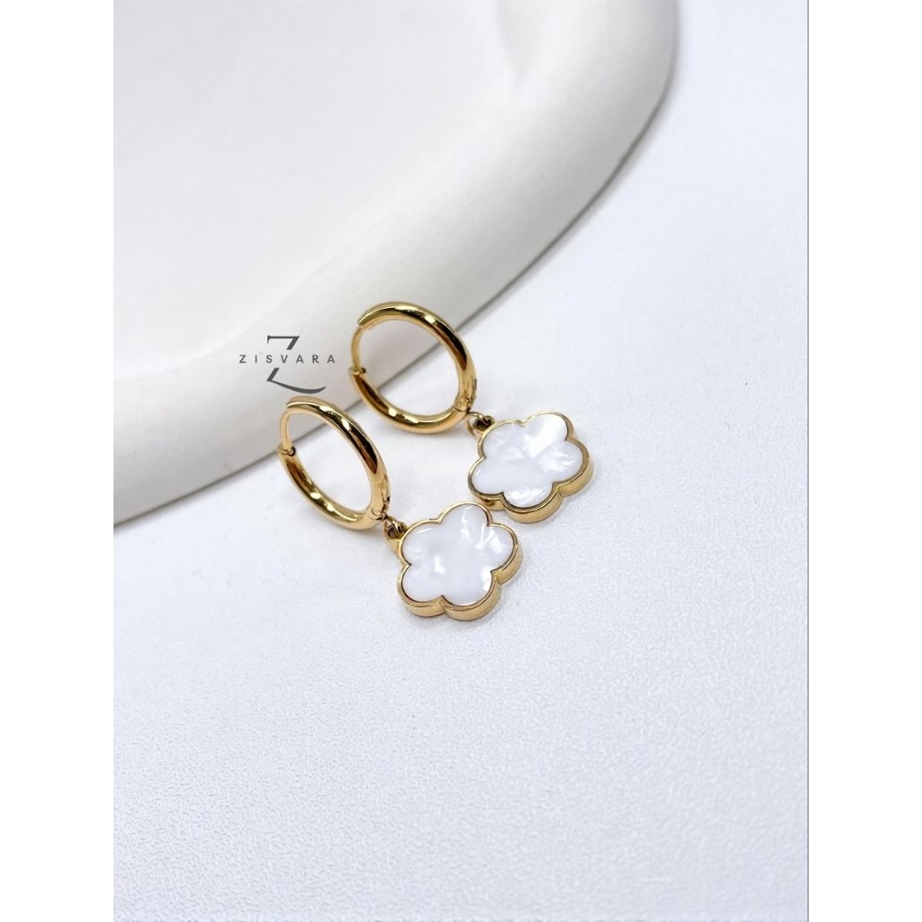 Zisvara - Anting Perhiasan Mewah Anti Karat Anti Luntur [Lovisa] 13 mm