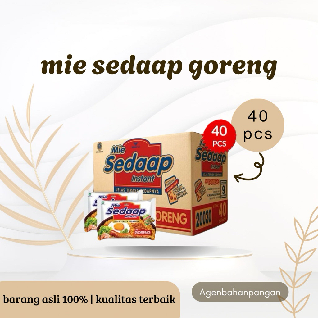 Mie sedap goreng 1dus isi 40 (termurah edisi promo)