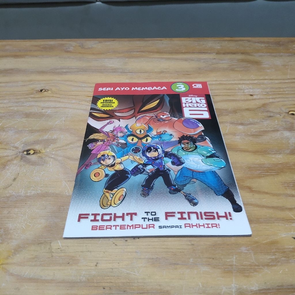 Buku Seri Ayo Membaca 3 Big Hero 6 Fight to the Finish