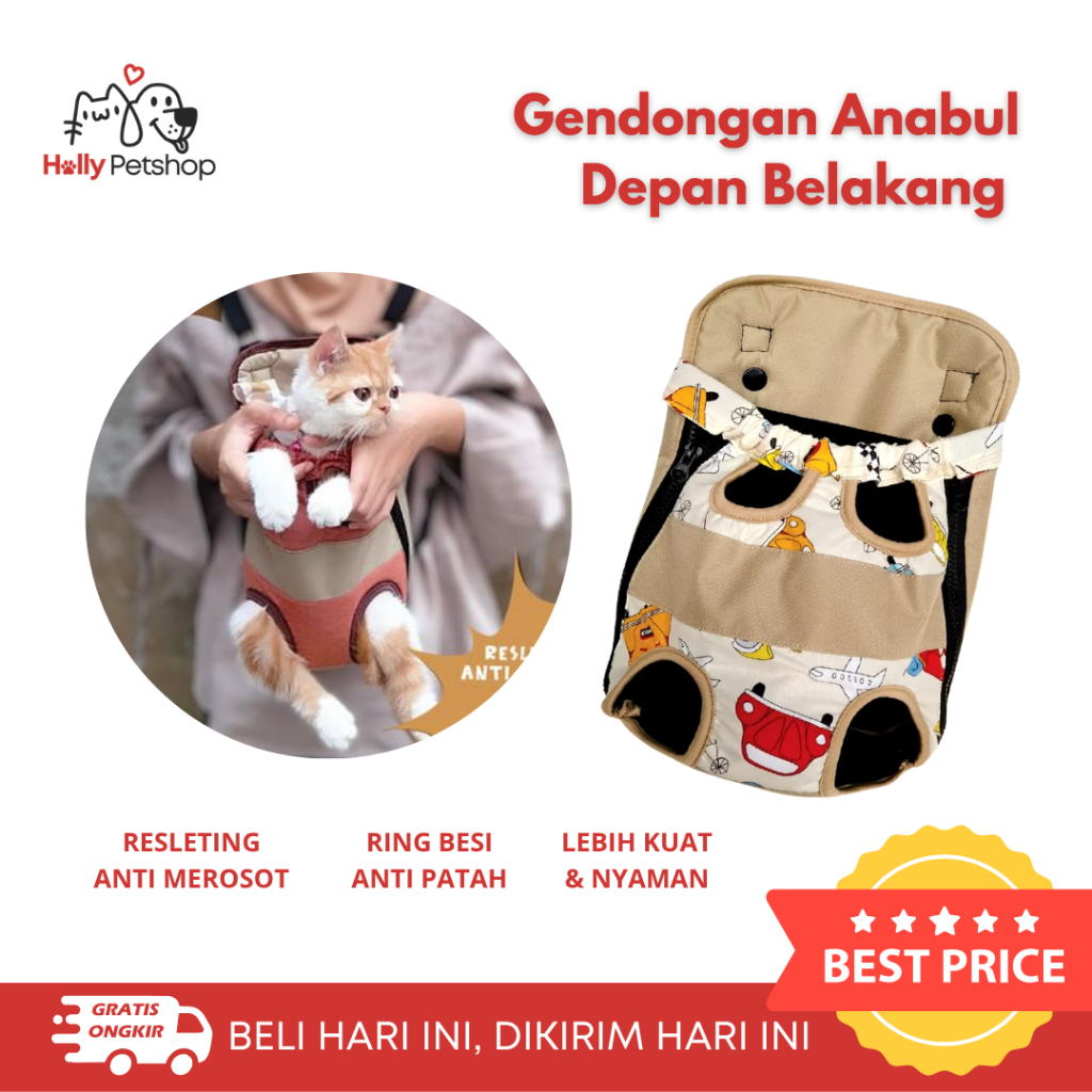 TAS GENDONGAN KUCING & ANJING MODEL RANSEL / TAS GENDONG KUCING