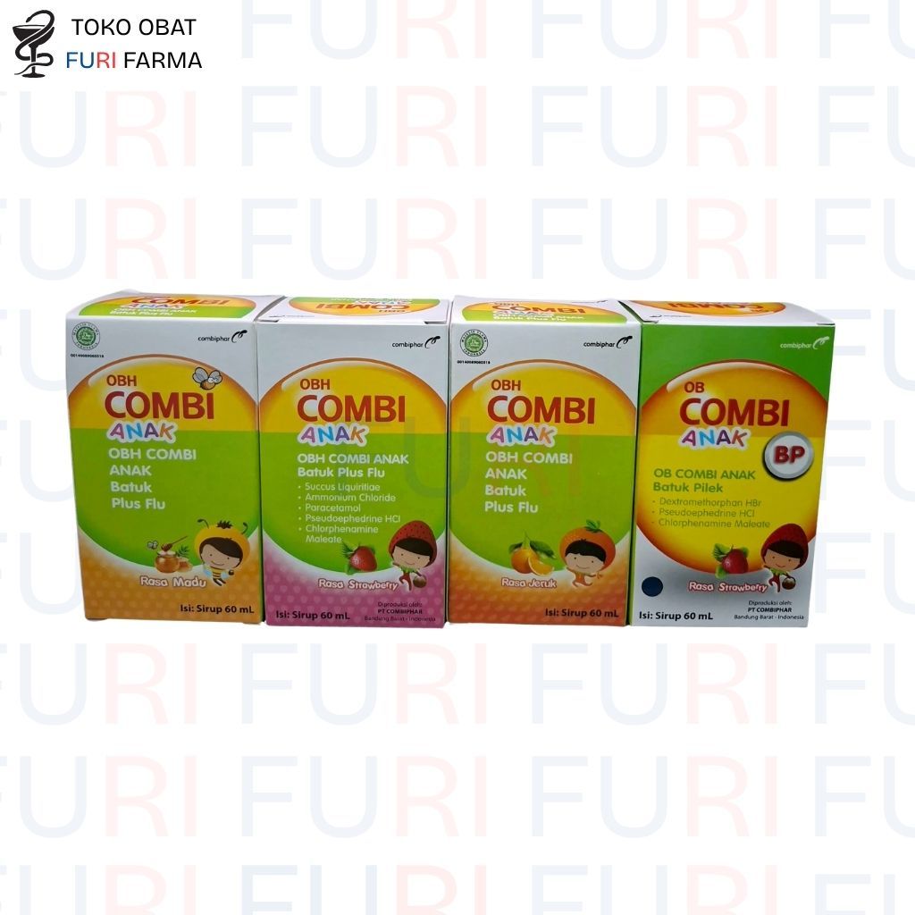 OBH Combi Anak Batuk Flu & Batuk Pilek | Meredakan Batuk Pilek Flu Demam