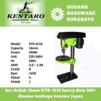 bor duduk 16mm KTR-4116 heavy duty 100% dinamo tembaga kentaro Japan
