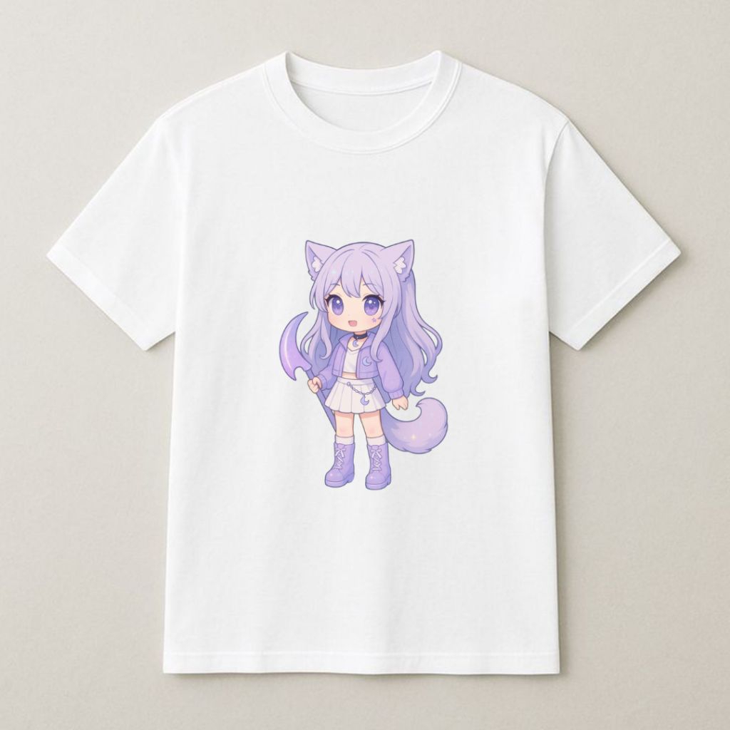 Kaos anak anak dan remaja Cewe Cosplay Ungu bahan COTTON COMBED 24S kaos anak perempuan baju anak ce