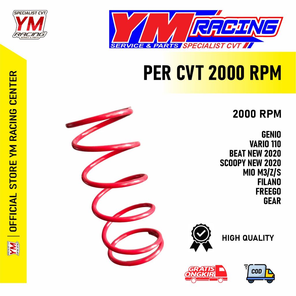 PER CVT FREEGO 2000 RPM / PER CVT 2000 RPM FILANO | PER CVT 2000 RPM FREEGO ( PER CVT 2000 RPM YAMAH