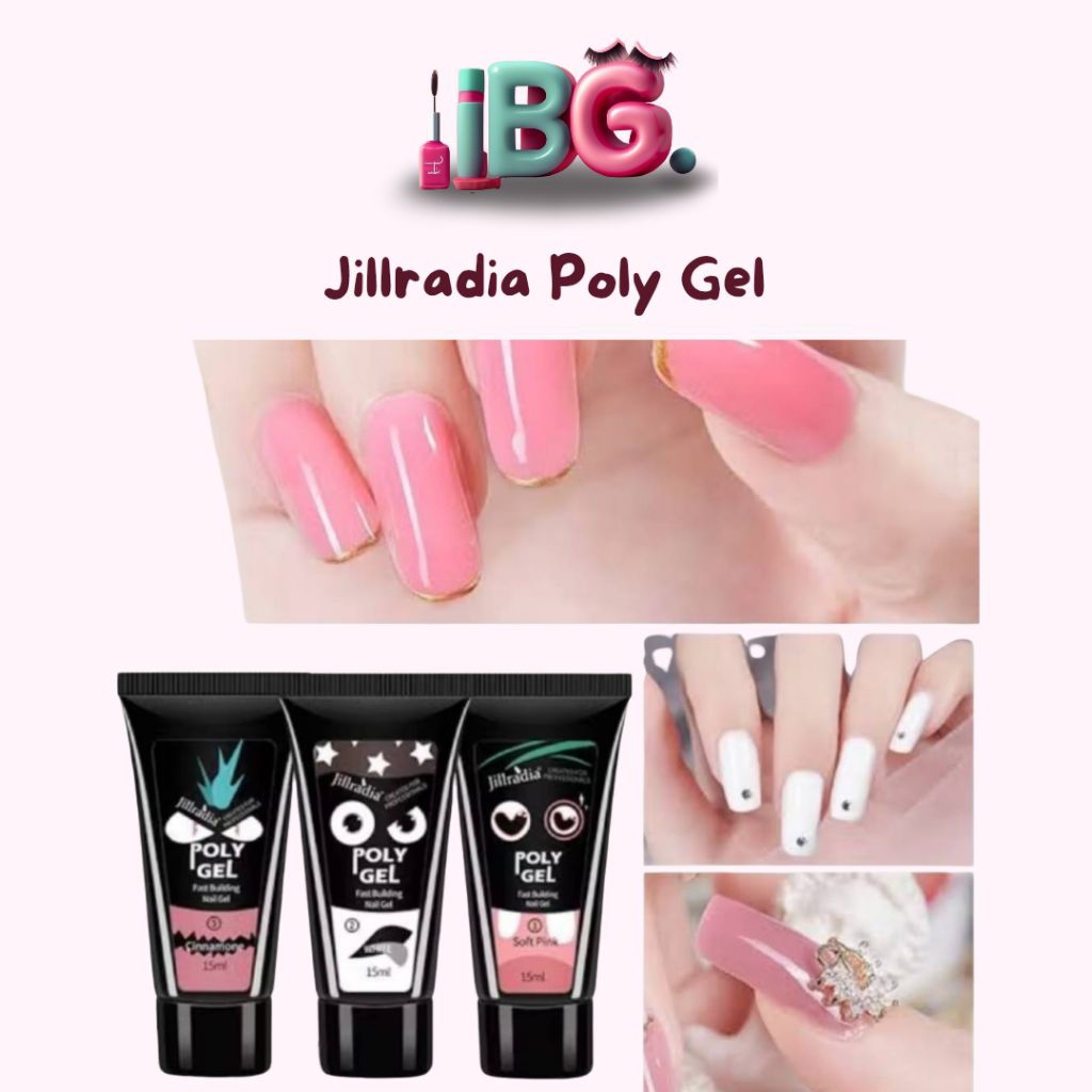 Poly gel Jillradia Jillradia poly gel Poly gel extension nail art Poly gel nail art Poly gel nail art clear Poly gel nail art white