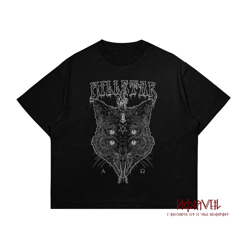 Noirveil T-shirt Distro KILLSTAR Material Combed Polyester For Unisex -48