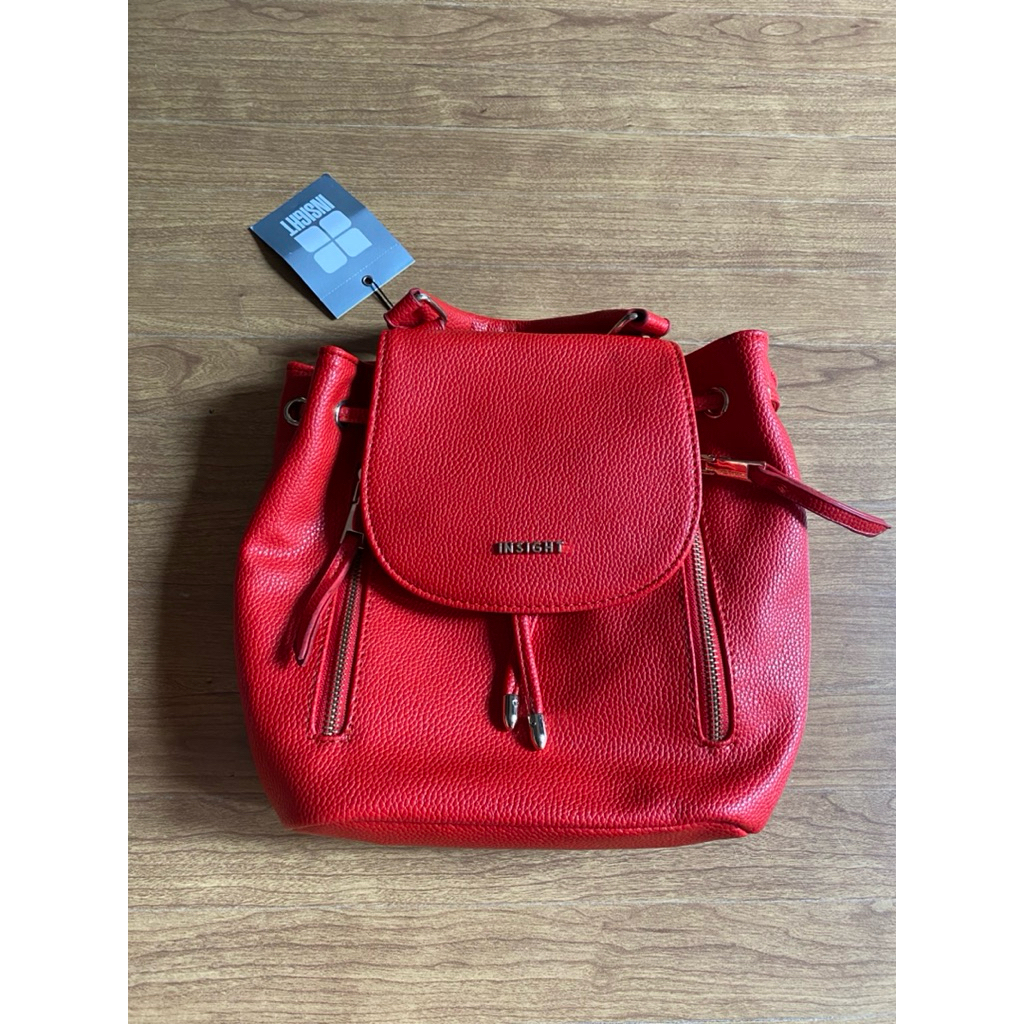 TAS INSIGHT ORIGINAL BAHAN KULIT JERUK LENTUR CAKEP