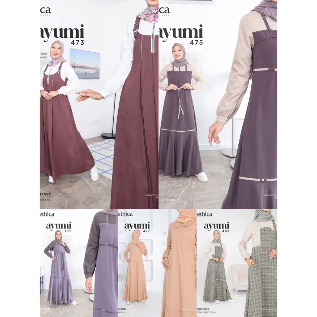 ETHICA BAJU DRESS/GAMIS DEWASA || AYUMI 368, AYUMI 379, AYUMI 386, AYUMI 440, AYUMI 465, AYUMI 466, 