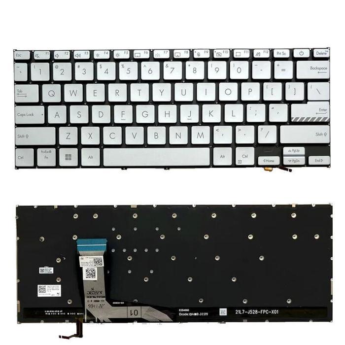 Keyboard LAPTOP VivoBook 14 A1404 A1404Z A1404ZA A1404V A1404ZA Silver light