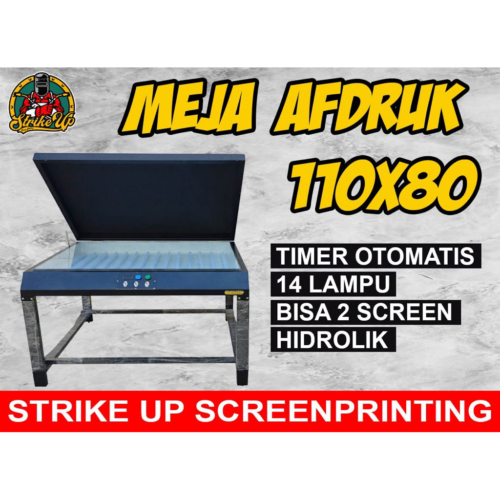 MEJA AFDRUK SABLON 2 SCREEN