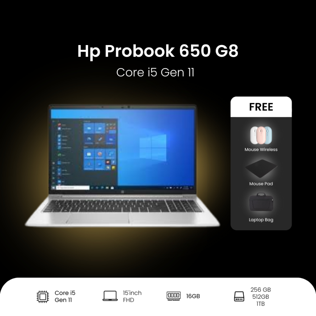 Hp Probook 650 G8 | Core i5 Gen 11 1135G7