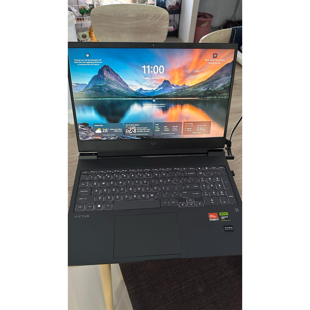 LAPTOP GAMING VICTUS HP 16-S0009AX AMD RYZEN 5 7640HS, RTX 4060, RAM 32GB, SSD 512GB