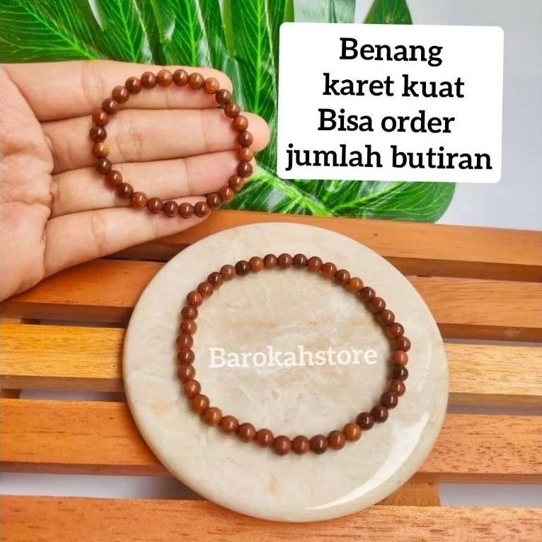 Gelang benang karet merica kokka coklat bisa pesan jumlah butiran kaukah asli quality premium