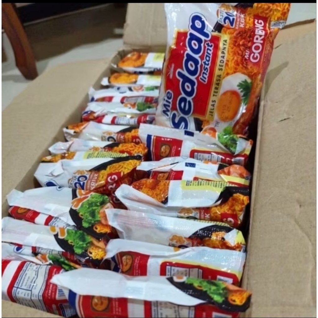 Mie Sedap Goreng Extra Kriuk  1 dus isi 40 pcs