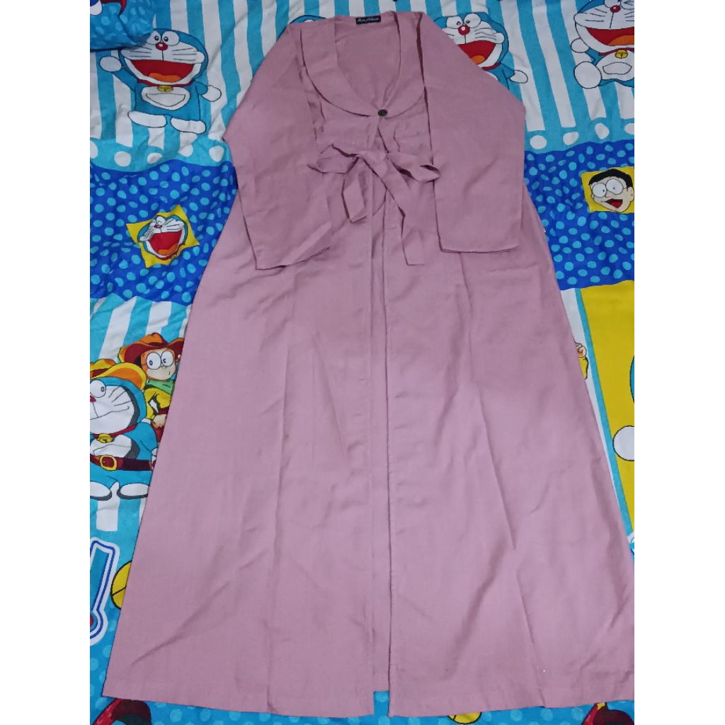 blazer long dan gamis model rok(gamis melayu)