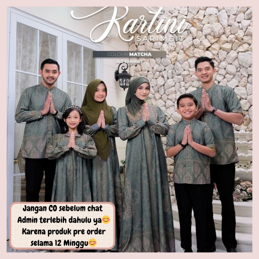 Kartini sarimbit lebaran 2026 by Denizer daily OPEN PRE ORDER (READY FEBRUARI 2026) Family set coupl