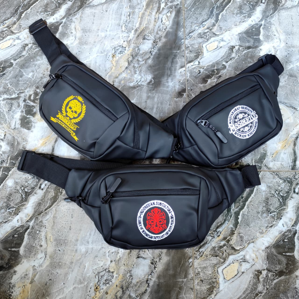 Tas Selempang Waistbag Pria Masberto