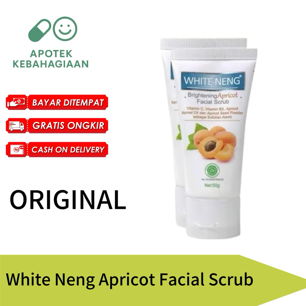 White-Neng Facial Scrub Apricot Brightening 50Gram