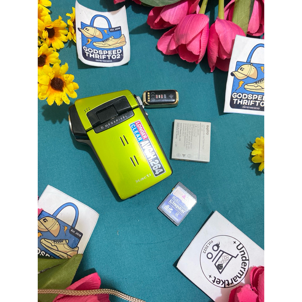 Camera Digital Sanyo Xacti VPC-CG65EX Green series 6.1 MegaPixels 5x Optical Zoom