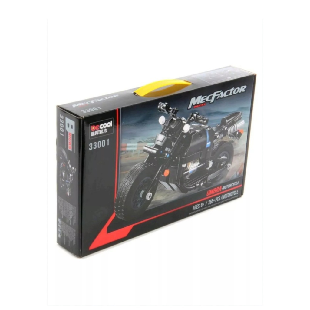Decool 33001 Set Mainan Balok Susun Building Block MecFactor Bricks Umbra Motorcycle