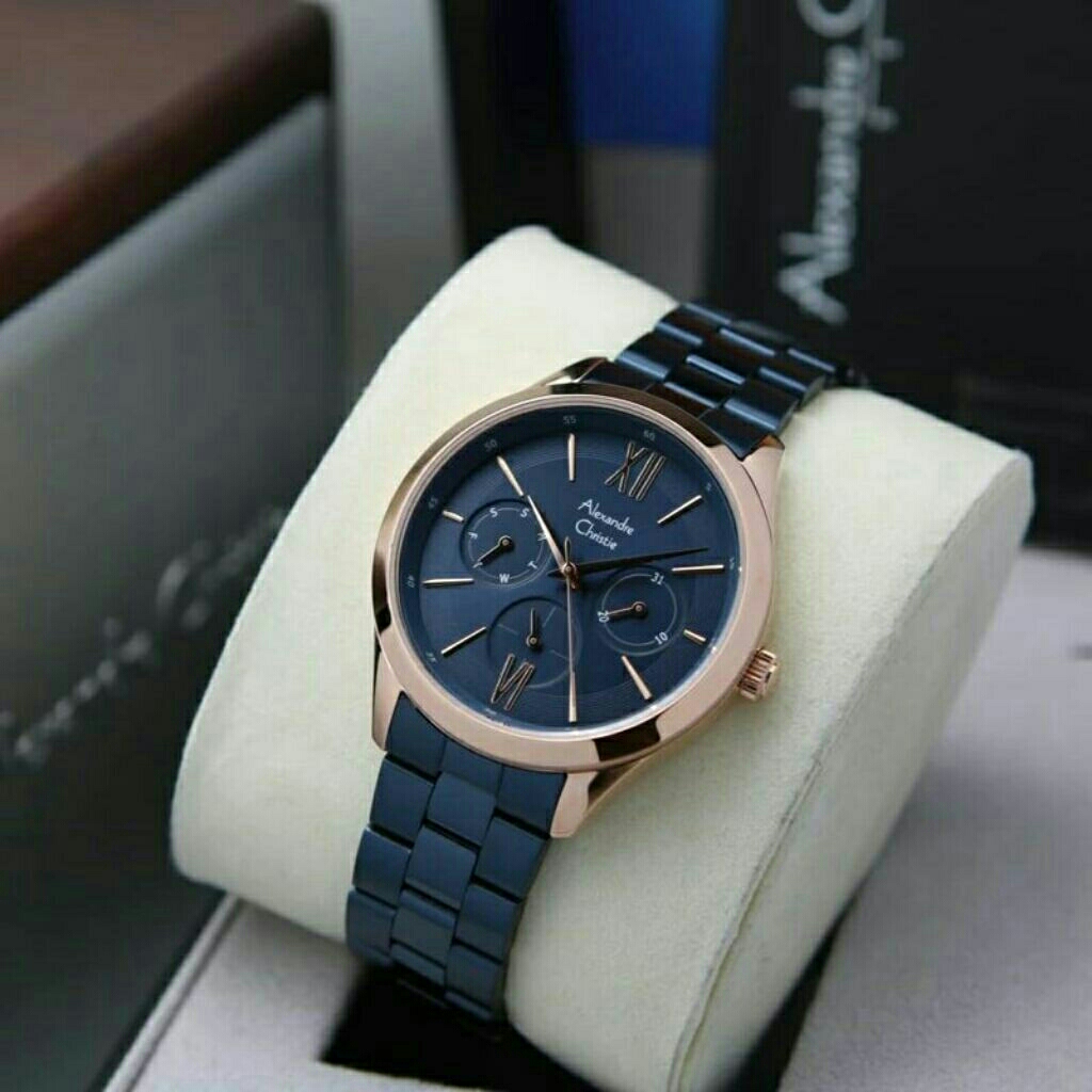 Jam tangan wanita alexandre christie 2796 AC2796 AC2796BF Original dengan Garansi Resmi