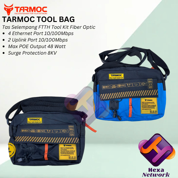 Tarmoc Tool Bag | Tas Selempang FTTH Tool Kit Fiber Optic